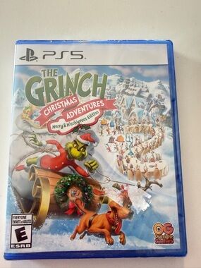 New Playstation 5 PS5 The Grinch Christmas Adventures Merry Mischievous Edition